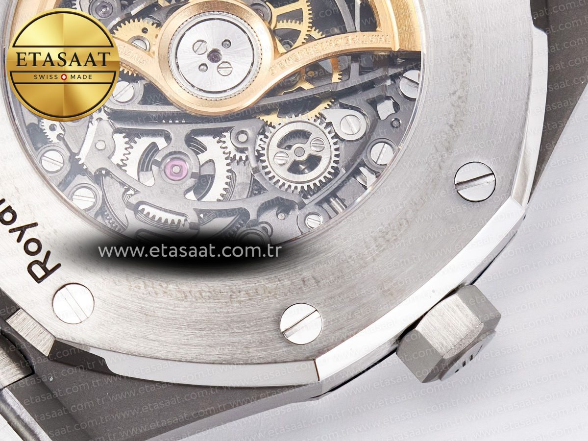 Audemars Piguet Royal Oak 41mm Openworked 15407 SS THBF 1:1 Best Edition on SS Bracelet SA3132 V2 - Görsel 18