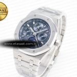 Audemars Piguet Royal Oak 41mm Perpetual Calendar 26574 SS APSF 1:1 Best Edition Blue Dial on SS Bracelet A5134 (CHS)