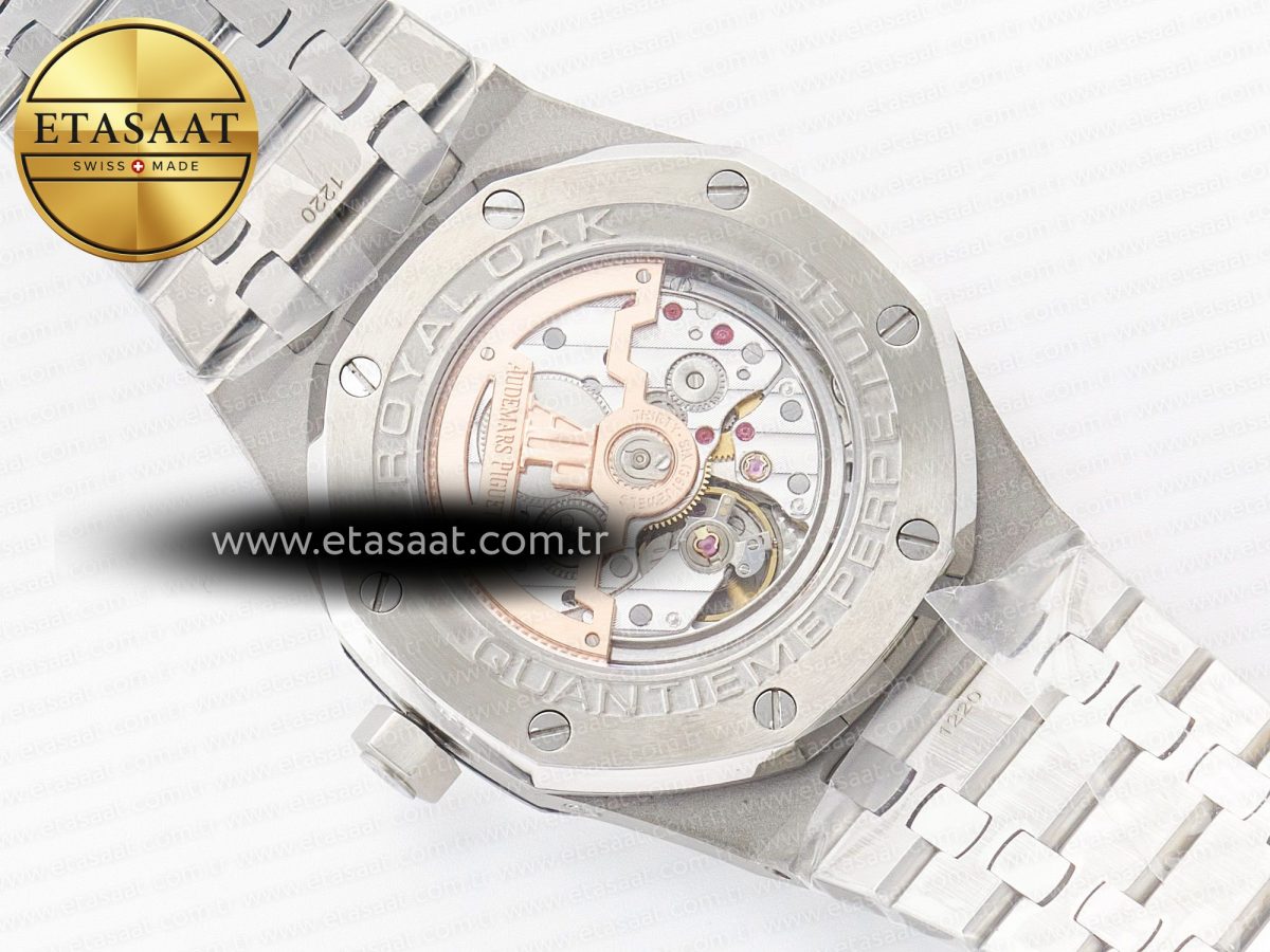 Audemars Piguet Royal Oak 41mm Perpetual Calendar 26574 SS APSF 1:1 Best Edition Blue Dial on SS Bracelet A5134 (CHS) - Görsel 17