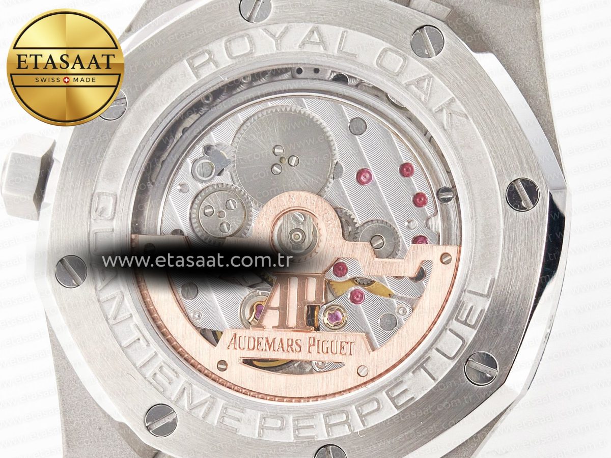 Audemars Piguet Royal Oak 41mm Perpetual Calendar 26574 SS APSF 1:1 Best Edition Blue Dial on SS Bracelet A5134 (CHS) - Görsel 19