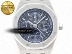 Audemars Piguet Royal Oak 41mm Perpetual Calendar 26574 SS APSF 1:1 Best Edition Blue Dial on SS Bracelet A5134 (CHS) - Görsel 4