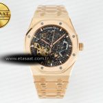 Audemars Piguet Royal Oak 41mm İskelet 15407 RG ZF A3132 Eta Saat - Görsel 3 - 1:1 Süper Klon Saat
