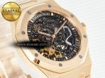 Audemars Piguet Royal Oak 41mm Skeleton 15407 RG ZF 1:1 Best Edition Skeleton Dial on RG Bracelet A3132 - Görsel 5