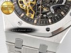 Audemars Piguet Royal Oak 41mm Skeleton 15407 SS ZF 1:1 Best Edition Skeleton Dial on SS Bracelet A3132 - Görsel 12