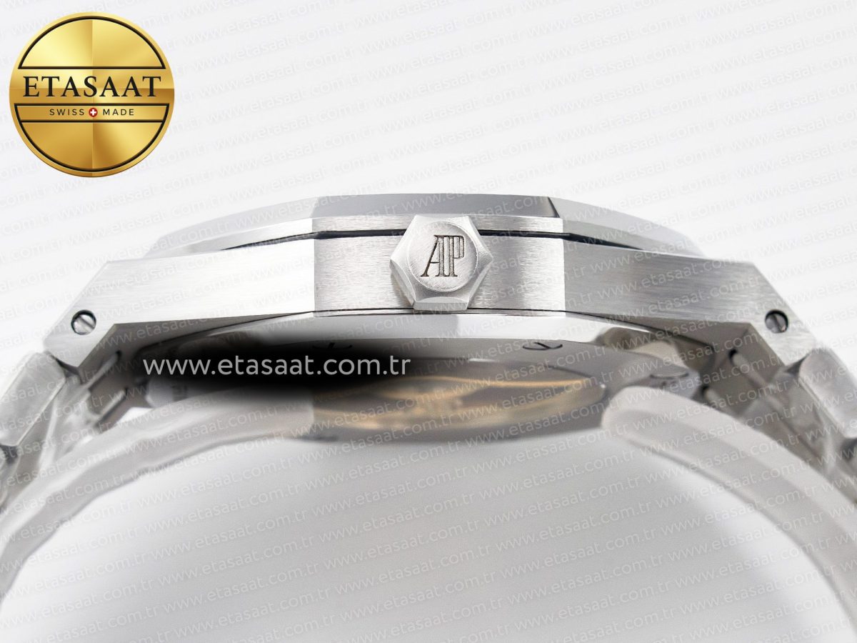 Audemars Piguet Royal Oak 41mm Skeleton 15407 SS ZF 1:1 Best Edition Skeleton Dial on SS Bracelet A3132 - Görsel 14