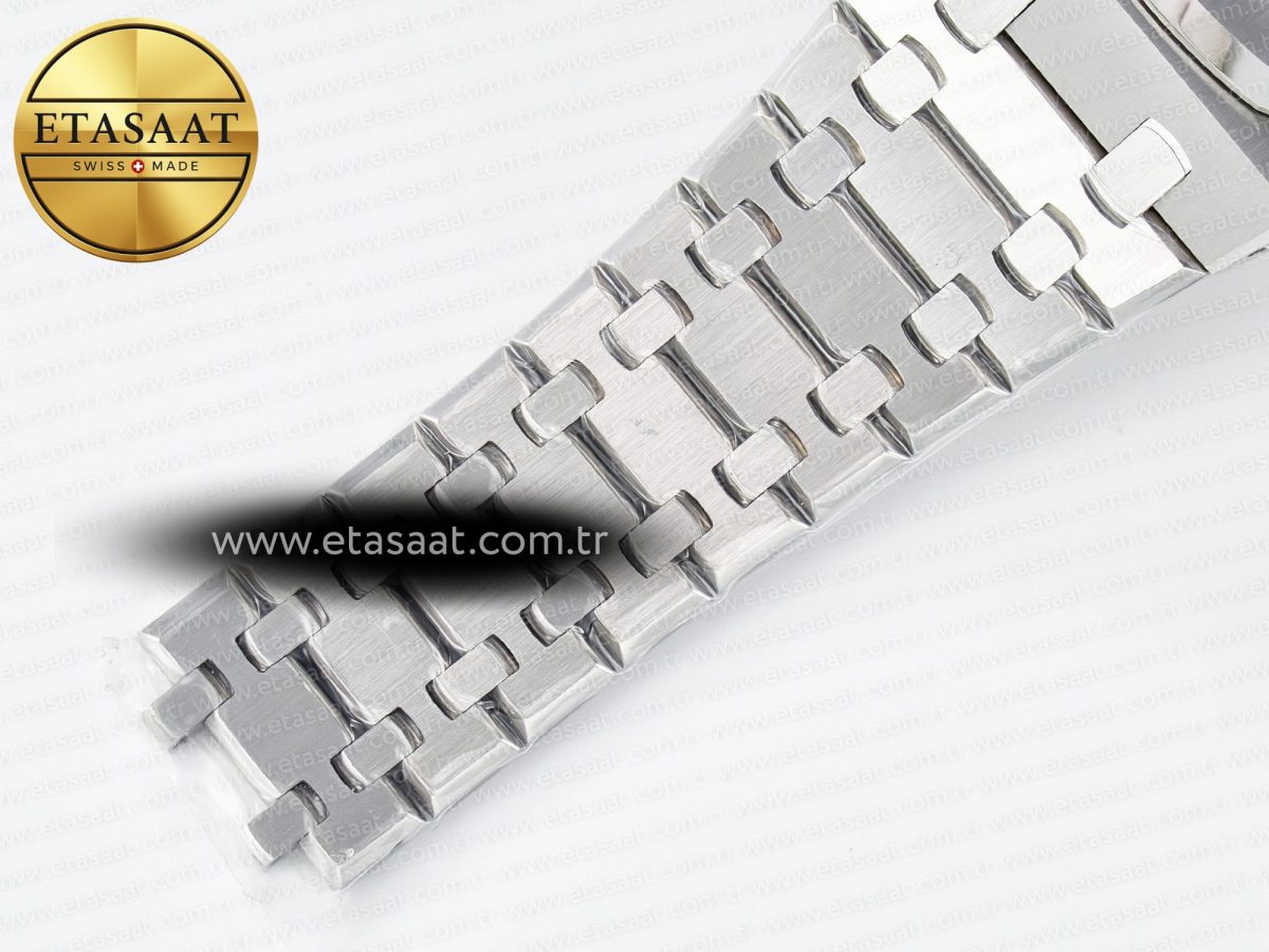 Audemars Piguet Royal Oak 41mm Skeleton 15407 SS ZF 1:1 Best Edition Skeleton Dial on SS Bracelet A3132 - Görsel 19