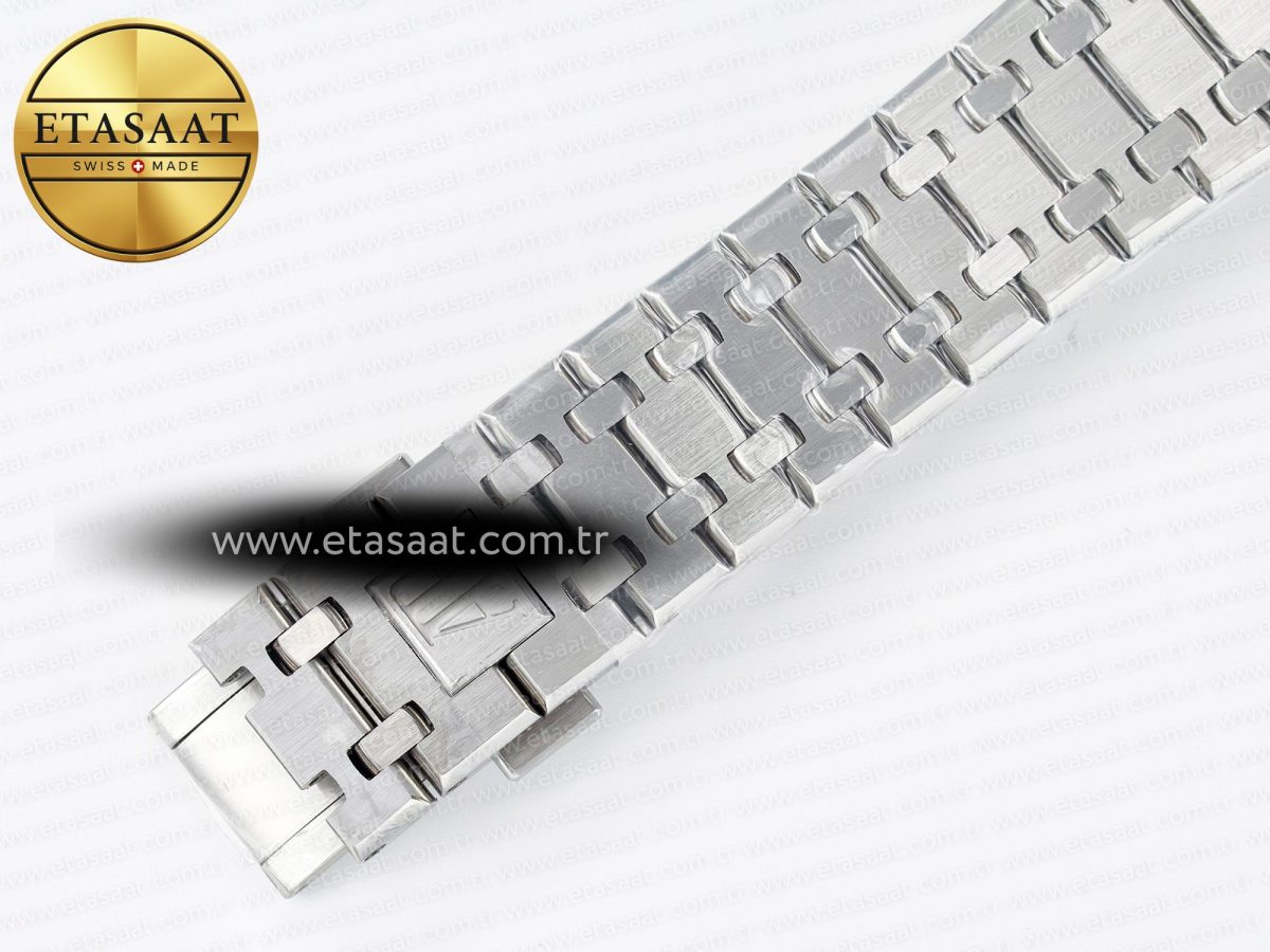 Audemars Piguet Royal Oak 41mm Skeleton 15407 SS ZF 1:1 Best Edition Skeleton Dial on SS Bracelet A3132 - Görsel 20