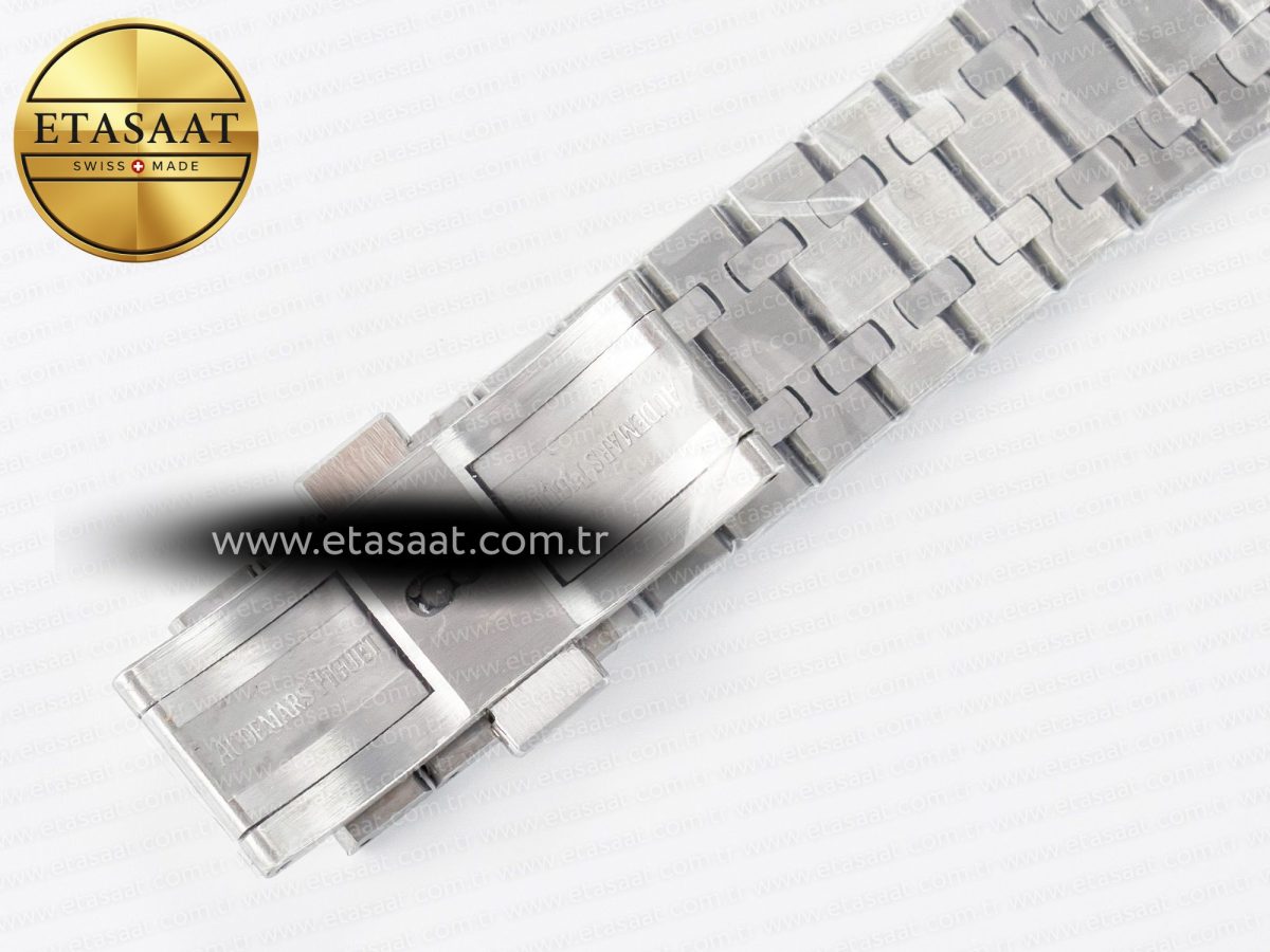 Audemars Piguet Royal Oak 41mm Skeleton 15407 SS ZF 1:1 Best Edition Skeleton Dial on SS Bracelet A3132 - Görsel 21
