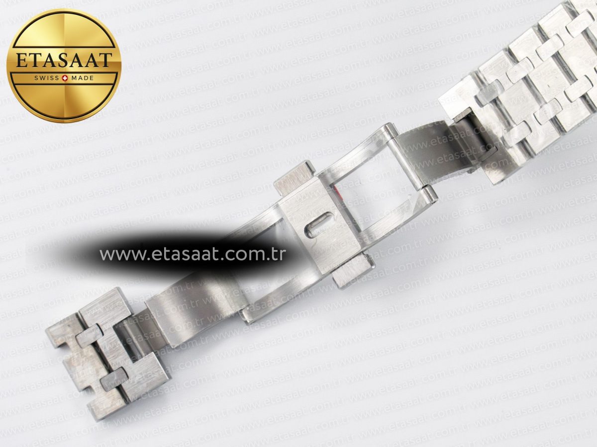 Audemars Piguet Royal Oak 41mm Skeleton 15407 SS ZF 1:1 Best Edition Skeleton Dial on SS Bracelet A3132 - Görsel 22