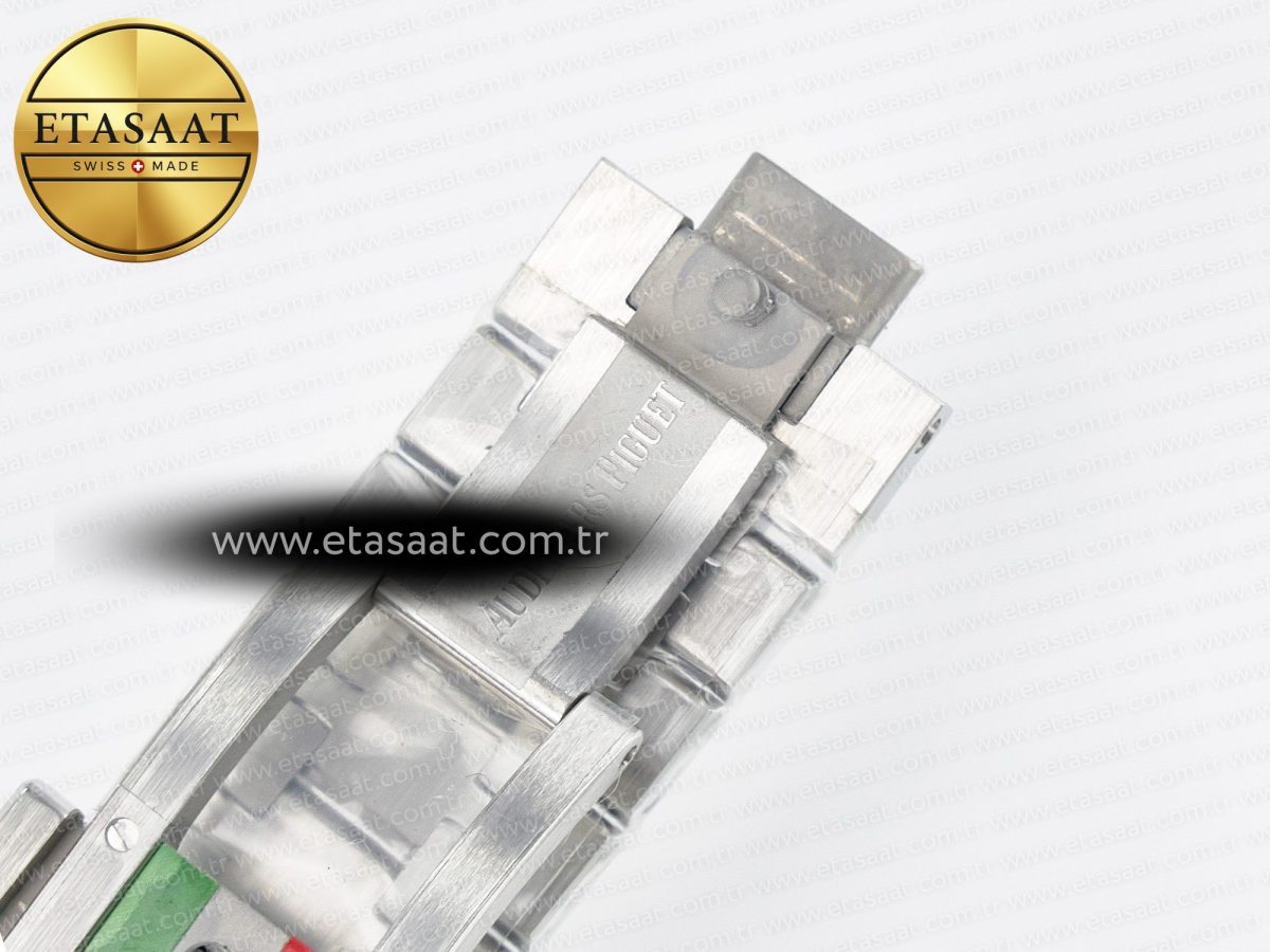 Audemars Piguet Royal Oak 41mm Skeleton 15407 SS ZF 1:1 Best Edition Skeleton Dial on SS Bracelet A3132 - Görsel 27
