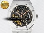 Audemars Piguet Royal Oak 41mm Skeleton 15407 SS ZF 1:1 Best Edition Skeleton Dial on SS Bracelet A3132 - Görsel 4