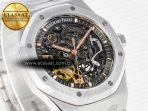 Audemars Piguet Royal Oak 41mm Skeleton 15407 SS ZF 1:1 Best Edition Skeleton Dial on SS Bracelet A3132 - Görsel 5