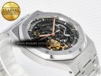 Audemars Piguet Royal Oak 41mm Skeleton 15407 SS ZF 1:1 Best Edition Skeleton Dial on SS Bracelet A3132 - Görsel 7
