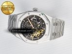 Audemars Piguet Royal Oak 41mm Skeleton 15407 SS ZF 1:1 Best Edition Skeleton Dial on SS Bracelet A3132 - Görsel 9