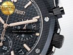 Audemars Piguet Royal Oak Chrono 26240 Black Ceramic APSF 1:1 Best Edition on Ceramic Bracelet SA4401 Super Clone - Görsel 11