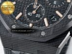 Audemars Piguet Royal Oak Chrono 26240 Black Ceramic APSF 1:1 Best Edition on Ceramic Bracelet SA4401 Super Clone - Görsel 12