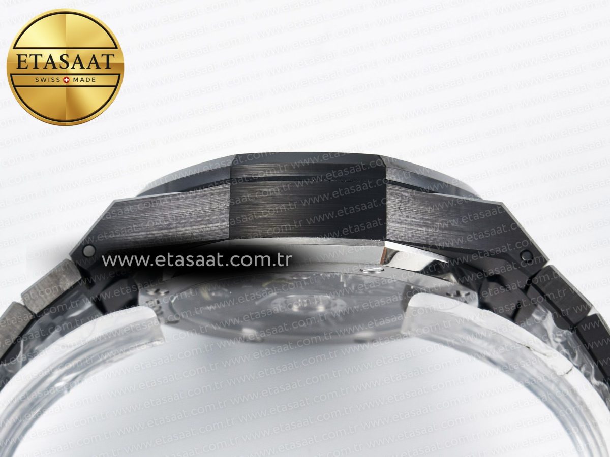 Audemars Piguet Royal Oak Chrono 26240 Black Ceramic APSF 1:1 Best Edition on Ceramic Bracelet SA4401 Super Clone - Görsel 15