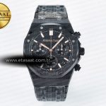 Audemars Piguet Royal Oak Krono 26240 Siyah Seramik SA4401 Eta Saat - Görsel 3 - 1:1 Süper Klon Saat