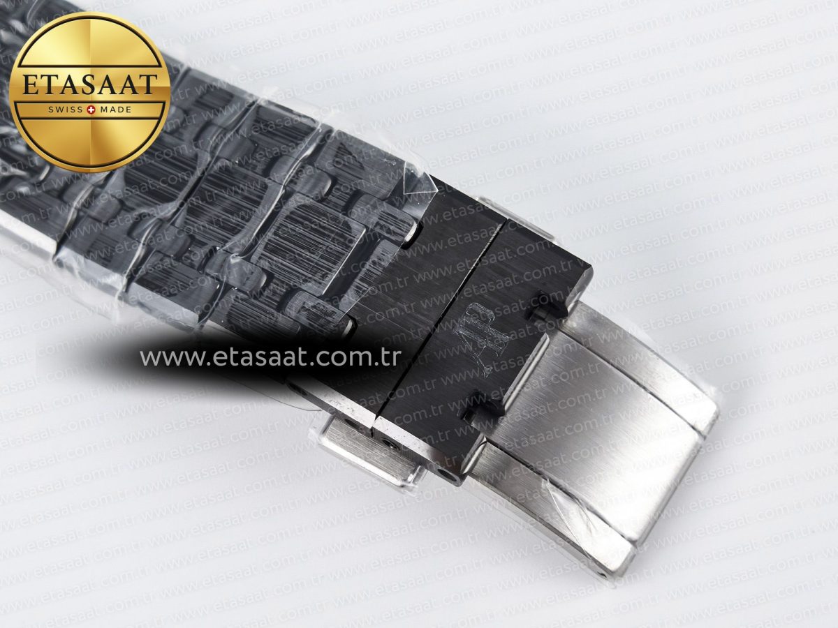 Audemars Piguet Royal Oak Chrono 26240 Black Ceramic APSF 1:1 Best Edition on Ceramic Bracelet SA4401 Super Clone - Görsel 30