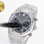 Audemars Piguet Royal Oak Chrono 26240 Frosted SS APSF 1:1 Best Edition Gray Dial on Bracelet SA4401 Super Clone