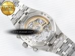 Audemars Piguet Royal Oak Chrono 26240 Frosted SS APSF 1:1 Best Edition Gray Dial on Bracelet SA4401 Super Clone - Görsel 18