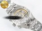 Audemars Piguet Royal Oak Chrono 26240 Frosted SS APSF 1:1 Best Edition Gray Dial on Bracelet SA4401 Super Clone - Görsel 18