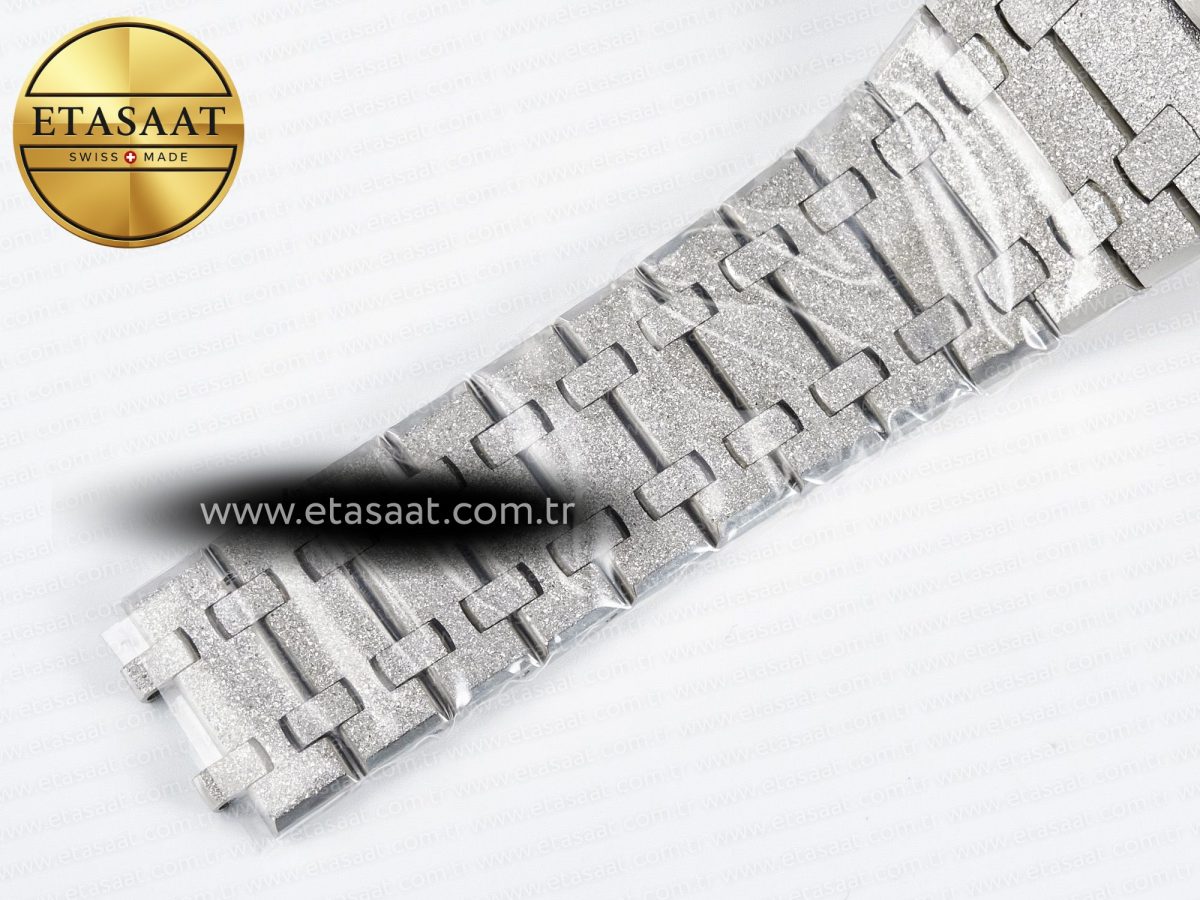Audemars Piguet Royal Oak Chrono 26240 Frosted SS APSF 1:1 Best Edition Gray Dial on Bracelet SA4401 Super Clone - Görsel 23