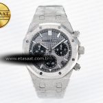 Audemars Piguet Royal Oak Kronograf 26240 Buzlu APSF SA4401 Eta Saat - Görsel 3 - 1:1 Süper Klon Saat