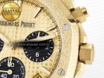 Audemars Piguet Royal Oak Chrono 26240 Frosted YG APSF 1:1 Best Edition YG Dial on Bracelet SA4401 Super Clone - Görsel 11