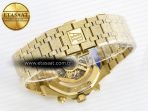 Audemars Piguet Royal Oak Chrono 26240 Frosted YG APSF 1:1 Best Edition YG Dial on Bracelet SA4401 Super Clone - Görsel 17