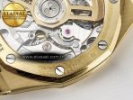 Audemars Piguet Royal Oak Chrono 26240 Frosted YG APSF 1:1 Best Edition YG Dial on Bracelet SA4401 Super Clone - Görsel 23