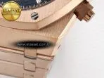 Audemars Piguet Royal Oak Chrono 26240 RG APSF 1:1 Best Edition Blue Dial on RG Bracelet SA4401 Super Clone - Görsel 14