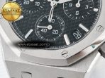 Audemars Piguet Royal Oak Chrono 26240 SS APSF 1:1 Best Edition Black Dial on SS Bracelet SA4401 Super Clone - Görsel 12