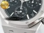 Audemars Piguet Royal Oak Chrono 26240 SS APSF 1:1 Best Edition Black Dial on SS Bracelet SA4401 Super Clone - Görsel 12