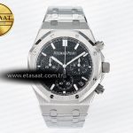 Audemars Piguet Royal Oak Kronograf 26240 APSF Siyah SA4401 Eta Saat - Görsel 3 - 1:1 Süper Klon Saat