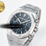 Audemars Piguet Royal Oak Chrono 26240 SS APSF 1:1 Best Edition Blue Dial on SS Bracelet SA4401 Super Clone
