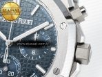 Audemars Piguet Royal Oak Chrono 26240 SS APSF 1:1 Best Edition Blue Dial on SS Bracelet SA4401 Super Clone - Görsel 11