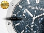 Audemars Piguet Royal Oak Chrono 26240 SS APSF 1:1 Best Edition Blue Dial on SS Bracelet SA4401 Super Clone - Görsel 12
