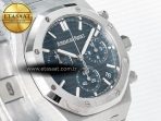 Audemars Piguet Royal Oak Chrono 26240 SS APSF 1:1 Best Edition Blue Dial on SS Bracelet SA4401 Super Clone - Görsel 5