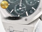 Audemars Piguet Royal Oak Chrono 26240 SS APSF 1:1 Best Edition Green Dial on SS Bracelet SA4401 Super Clone - Görsel 13
