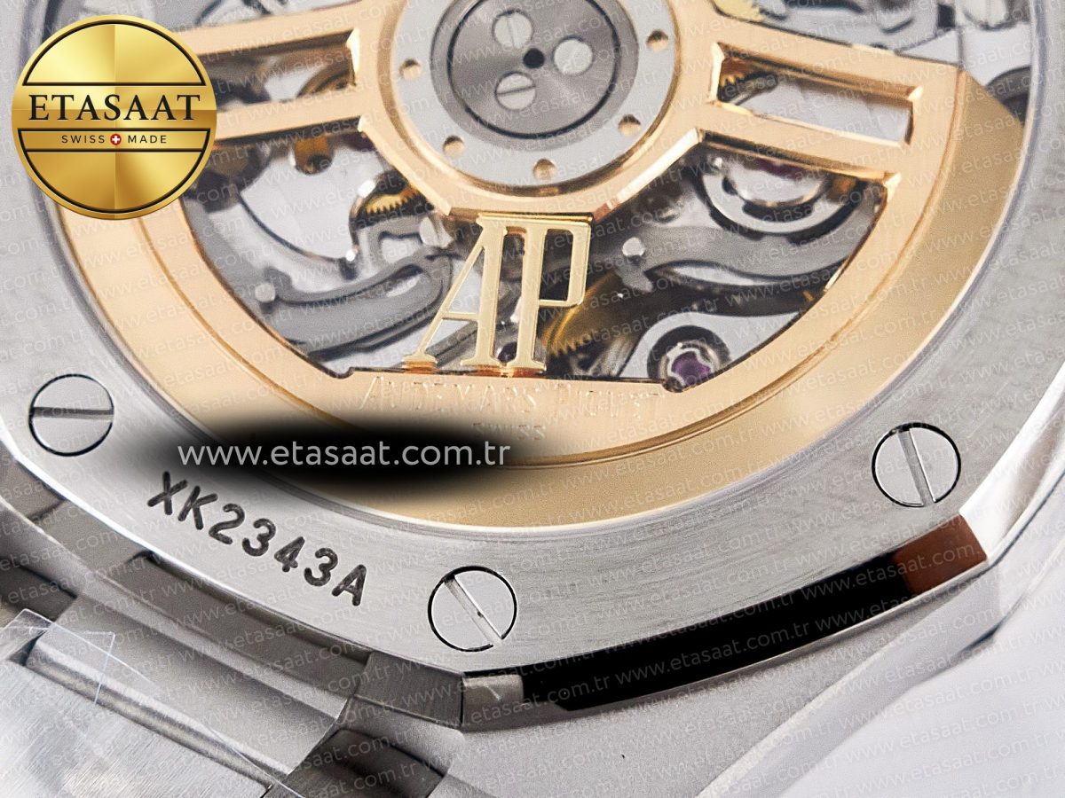 Audemars Piguet Royal Oak Chrono 26240 SS APSF 1:1 Best Edition Green Dial on SS Bracelet SA4401 Super Clone - Görsel 18