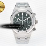 Audemars Piguet Royal Oak Kronograf 26240 APSF Yeşil SA4401 Eta Saat - Görsel 3 - 1:1 Süper Klon Saat