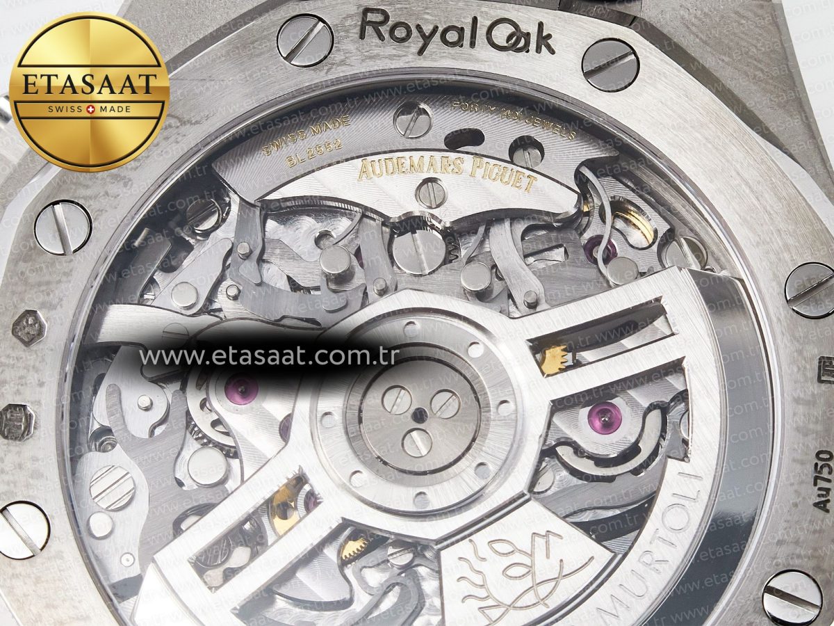 Audemars Piguet Royal Oak Chrono 26240 SS APSF 1:1 Best Edition Purple Dial on SS Bracelet SA4401 Super Clone - Görsel 20