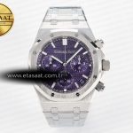 Audemars Piguet Royal Oak Kronograf 26240 APSF Mor SA4401 Eta Saat - Görsel 3 - 1:1 Süper Klon Saat
