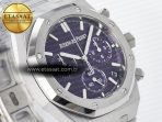 Audemars Piguet Royal Oak Chrono 26240 SS APSF 1:1 Best Edition Purple Dial on SS Bracelet SA4401 Super Clone - Görsel 5