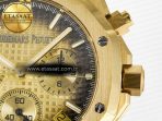 Audemars Piguet Royal Oak Chrono 26240 YG APSF 1:1 Best Edition YG Dial on YG Bracelet SA4401 - Görsel 11