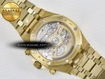 Audemars Piguet Royal Oak Chrono 26240 YG APSF 1:1 Best Edition YG Dial on YG Bracelet SA4401 - Görsel 18