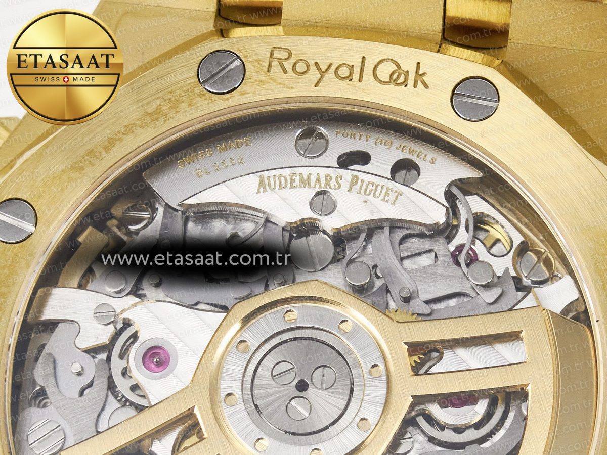 Audemars Piguet Royal Oak Chrono 26240 YG APSF 1:1 Best Edition YG Dial on YG Bracelet SA4401 - Görsel 20