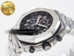 Audemars Piguet Royal Oak Offshore 42mm Black Themes Best Edition Black Dial on SS Bracelet A7750 - Görsel 6