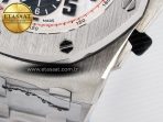 Audemars Piguet Royal Oak Offshore 42mm Panda SS TKF Best Edition White/Black Dial on SS Bracelet A7750 - Görsel 14